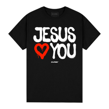 Jesus ♥ You Tee — DUPEE® (Black)