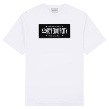 Pray For Our City Tee — DUPEE® (White)